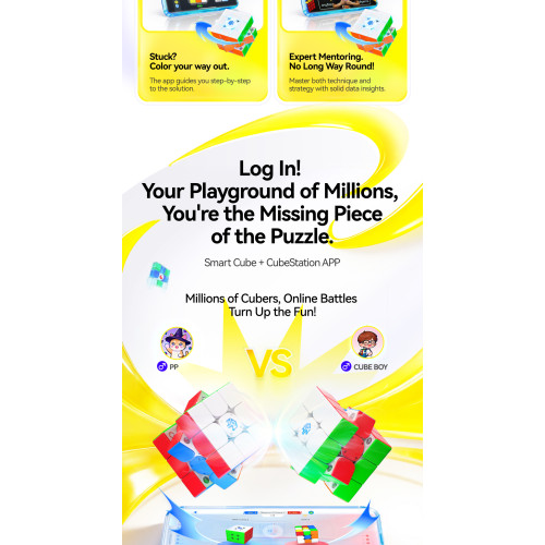 GAN i Carry 4 Frosted Smart Cube Bluetooth