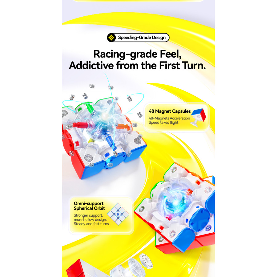 GAN i Carry 4 Frosted Smart Cube Bluetooth