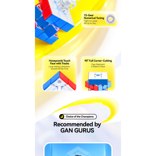 GAN i Carry 4 Frosted Smart Cube Bluetooth