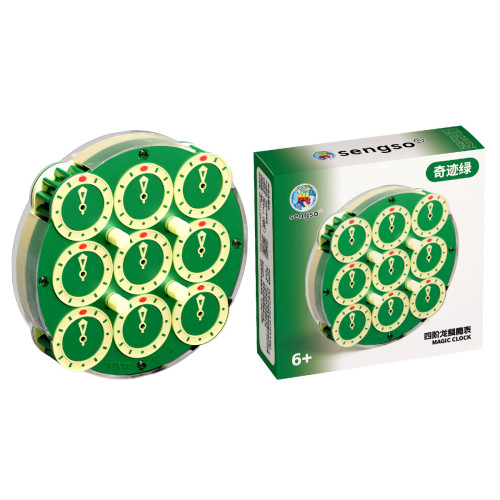 ShengShou Clock Magnétique V2 Série limitée Vert 2