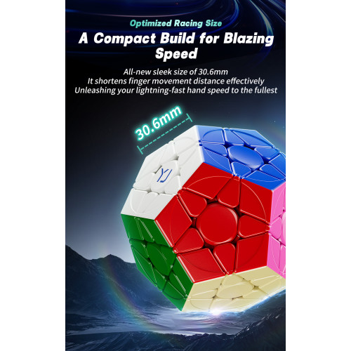 YJ Yuhu V3 M Megaminx Magnetic Ball-Core MagLev