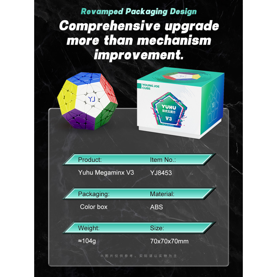 YJ Yuhu V3 M Megaminx Magnetic Ball-Core MagLev