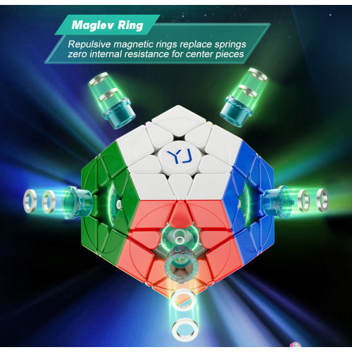 YJ Yuhu V3 M Megaminx Magnetique Ball-Core MagLev 2