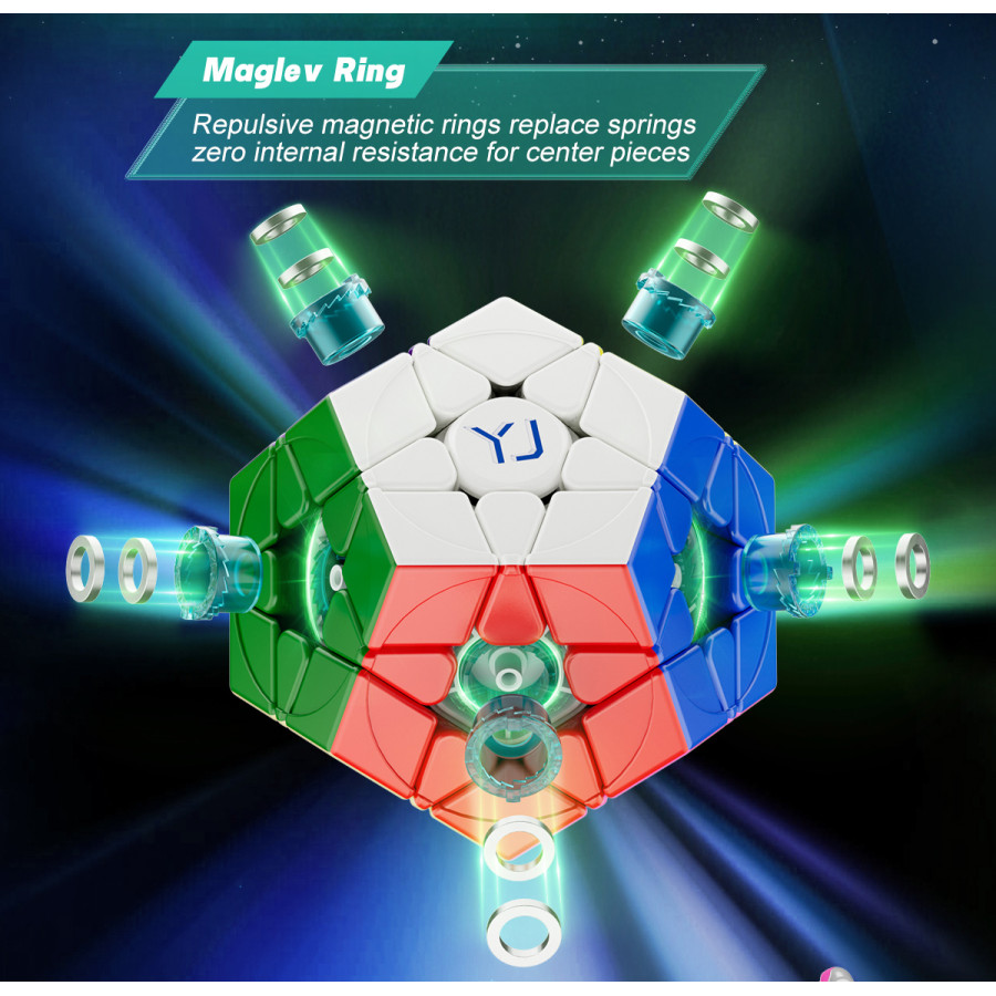 YJ Yuhu V3 M Megaminx Magnetic Ball-Core MagLev