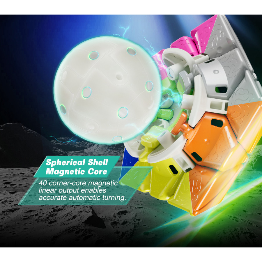 YJ Yuhu V3 M Megaminx Magnetic Ball-Core MagLev