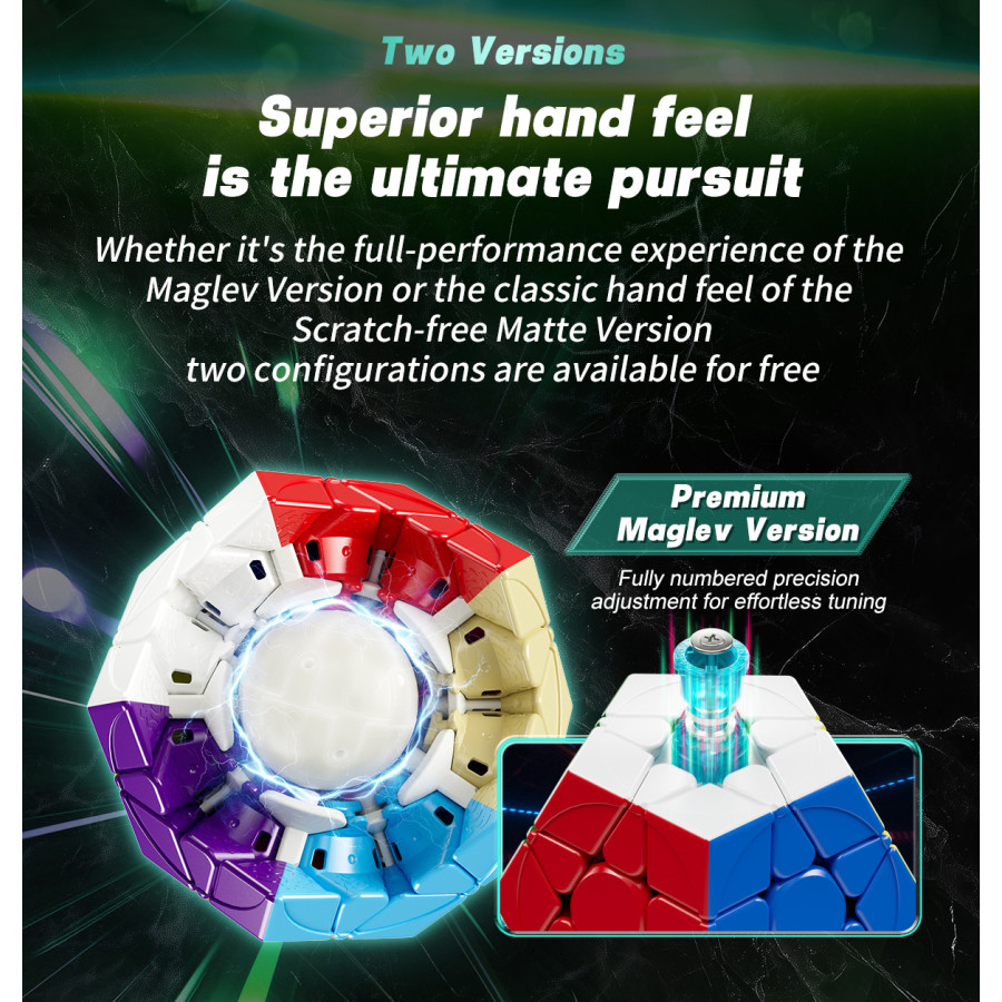 YJ Yuhu V3 M Megaminx Magnetic Ball-Core MagLev