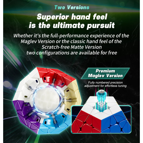 YJ Yuhu V3 M Megaminx Magnetic Ball-Core MagLev