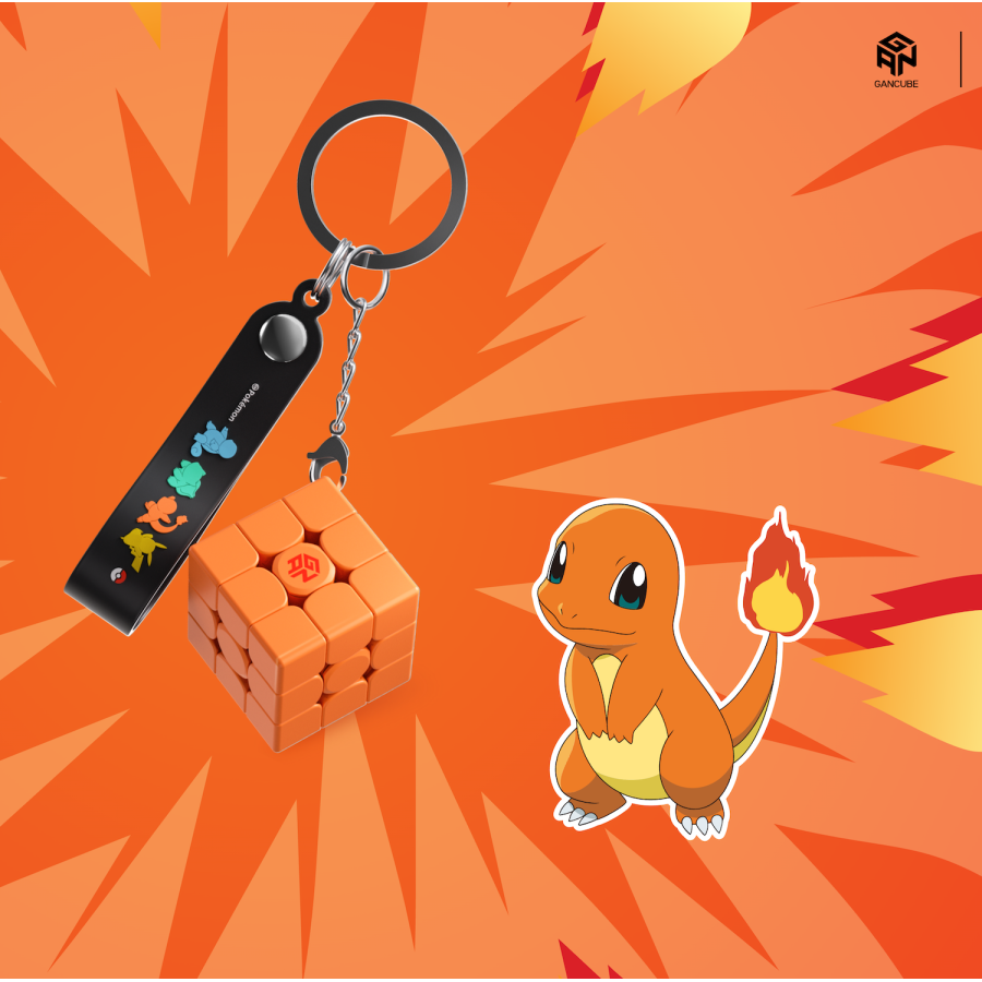 Porte Clefs 3x3 Gan Pokémon Salamèche