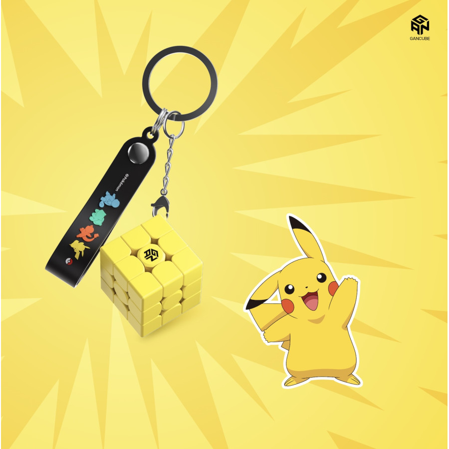 3x3 Gan Pokémon Pikachu Keychain
