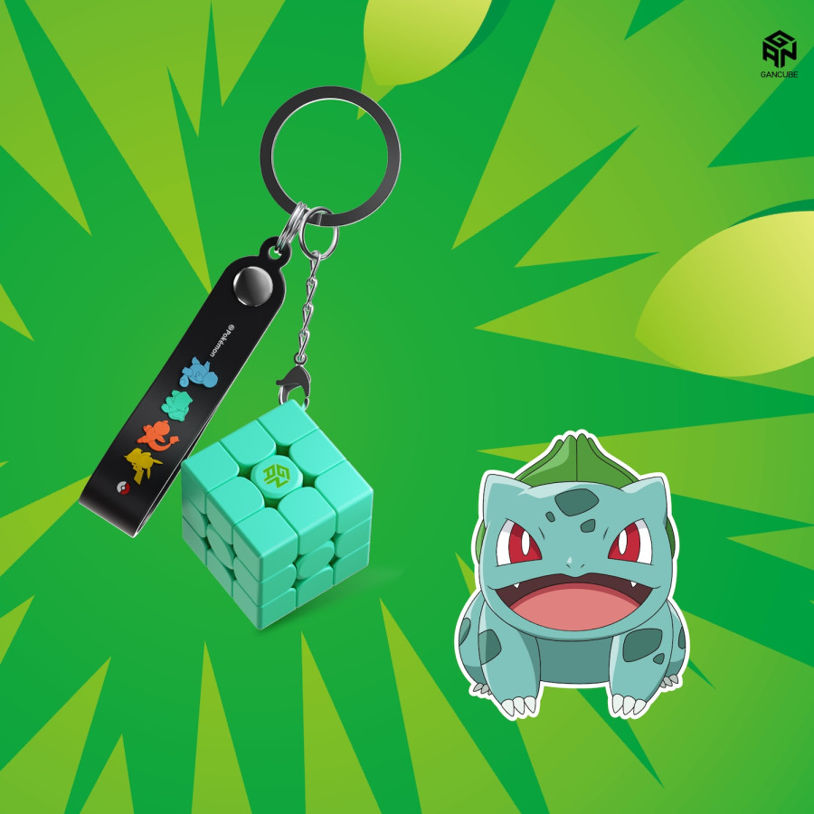 3x3 Gan Pokémon Bulbasaur Keychain
