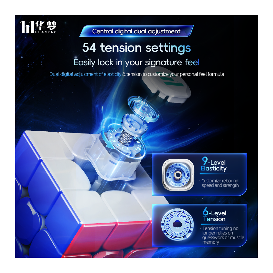 HuaMeng TG V2 3x3 8 Magnets Ball Core UV
