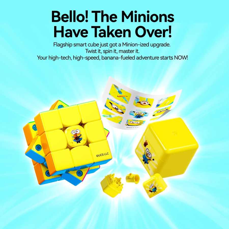 GAN i4 Maglev 3x3 Bluetooth Smart Cube Minions...