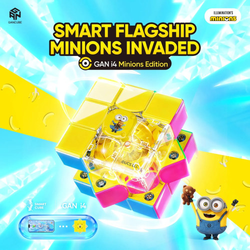GAN i4 Maglev 3x3 Bluetooth Smart Cube Minions Edition