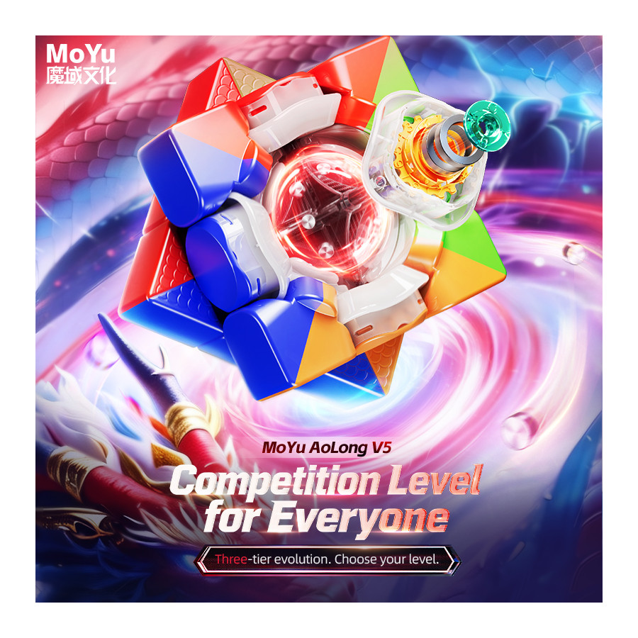 MoYu Aolong V5 3x3 20M Ball Core Maglev UV