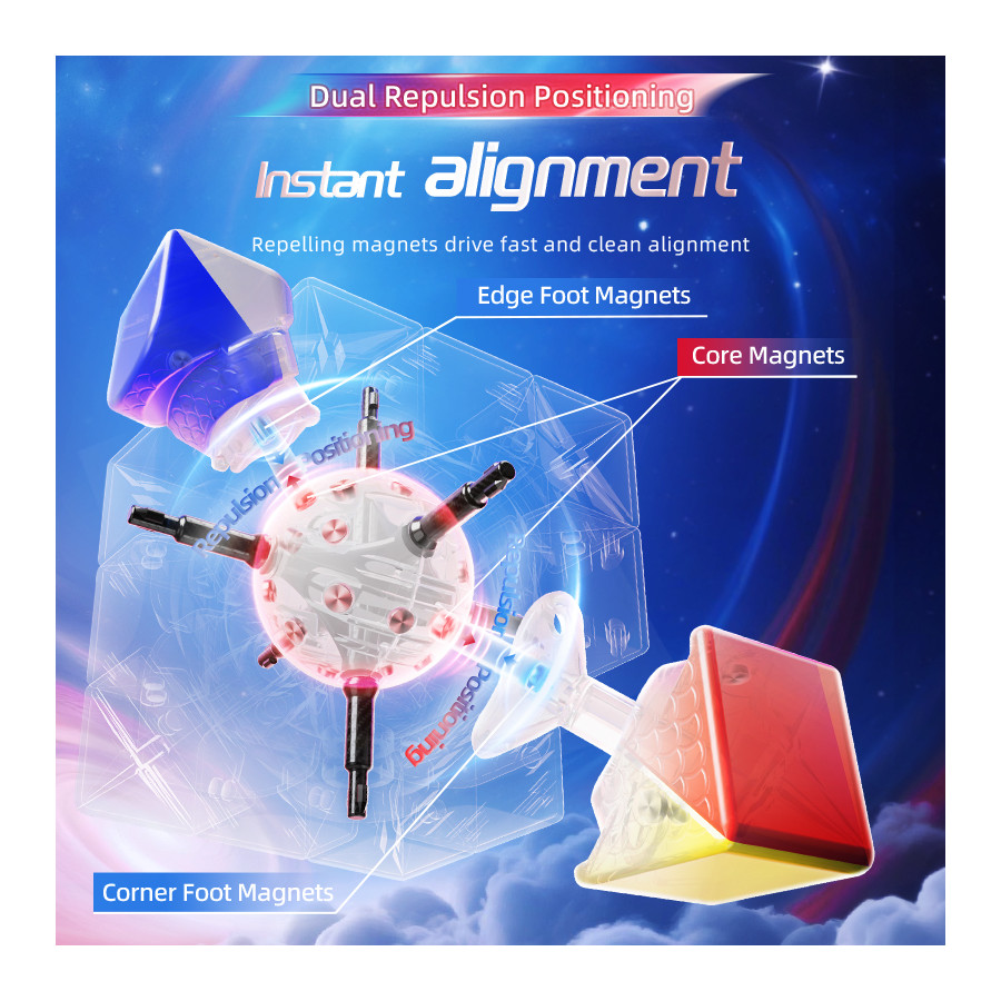 MoYu Aolong V5 3x3 20M Ball Core Maglev UV