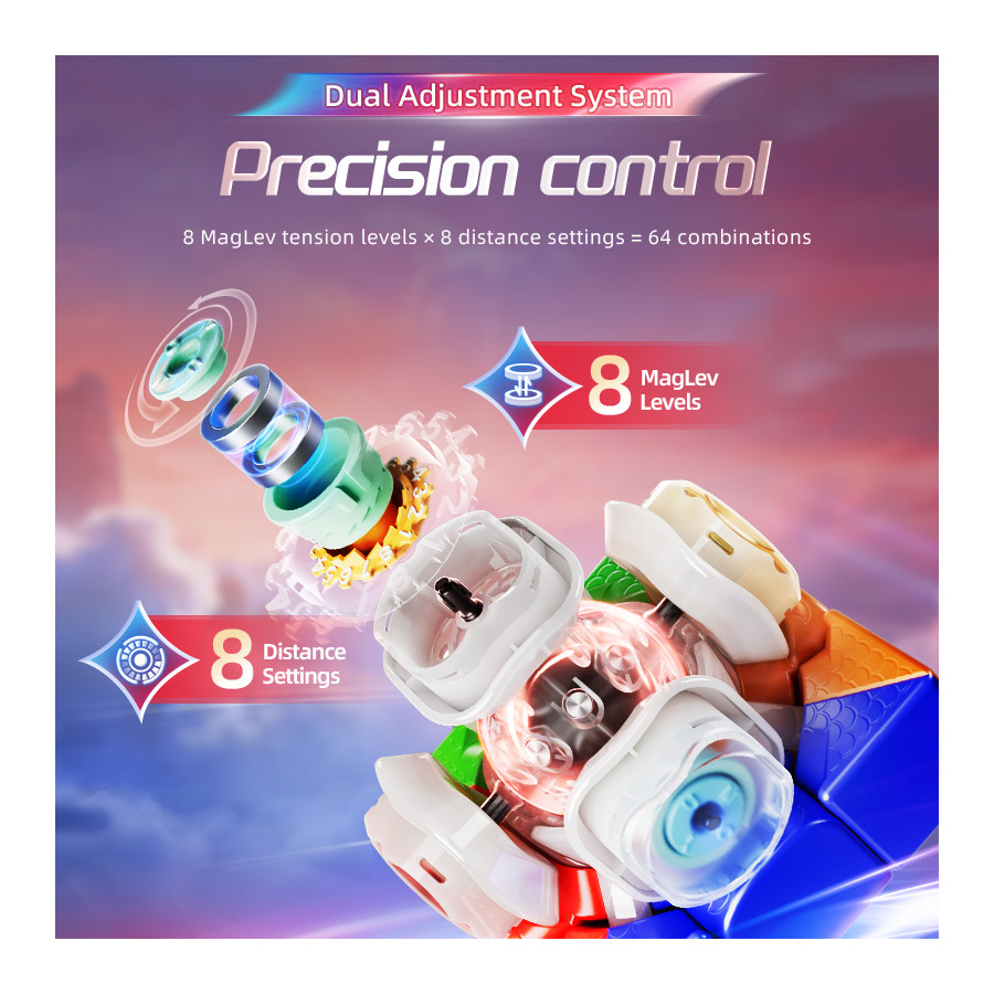 MoYu Aolong V5 3x3 20M Ball Core Maglev UV