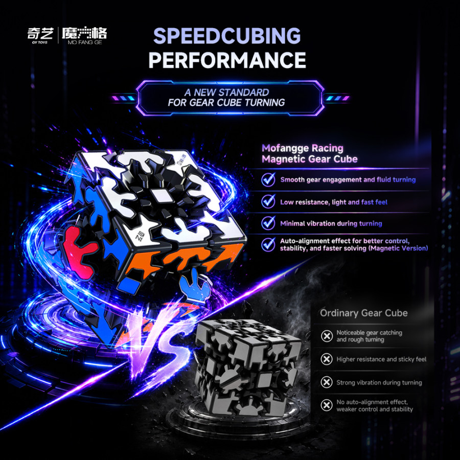 Qiyi Racing Gear Cube 3x3