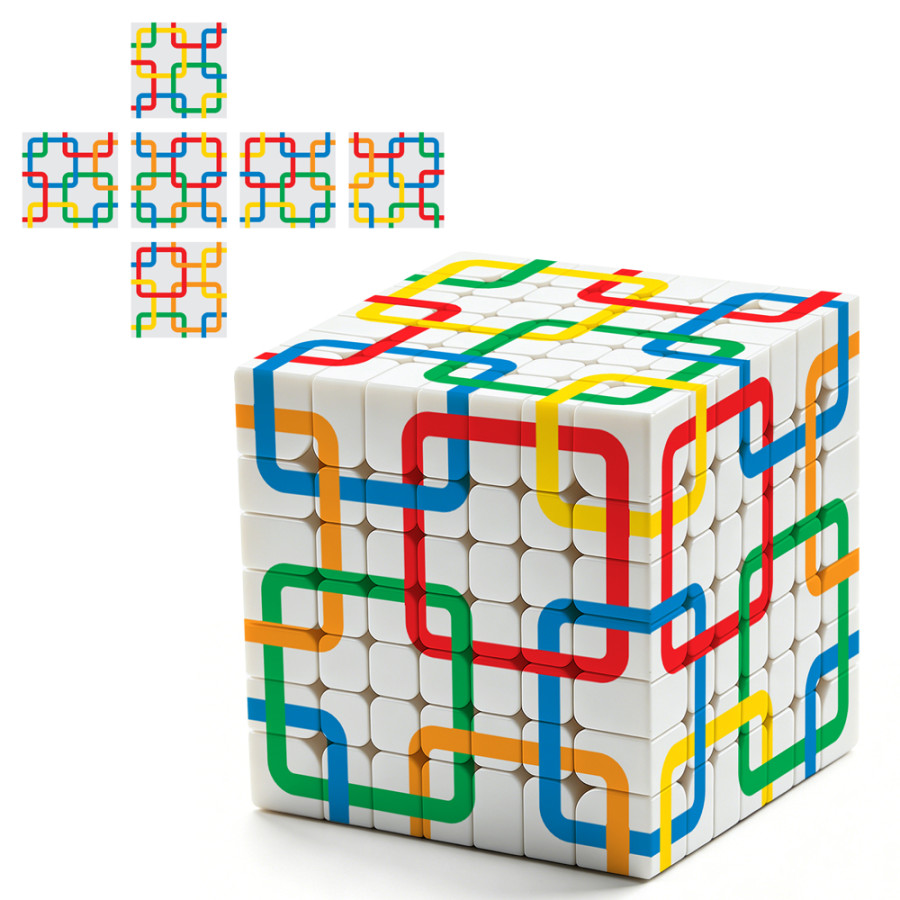 Grid Chain Cube 7x7