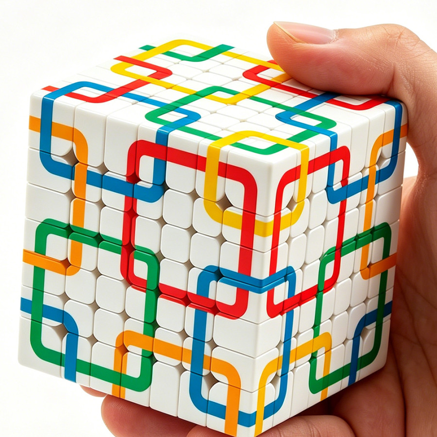 Grid Chain Cube 7x7