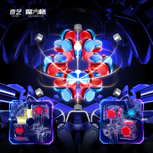 Qiyi Racing Gear Cube 3x3 Magnetico