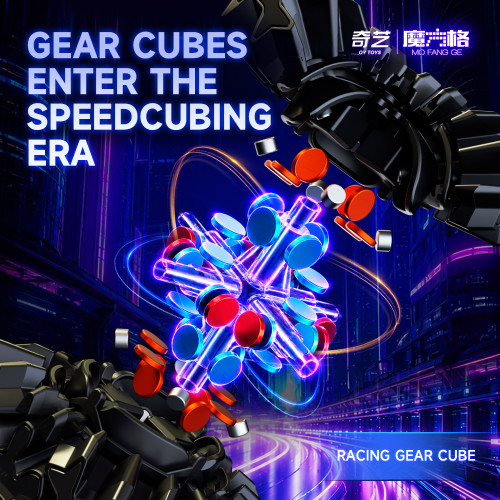 Qiyi Racing Gear Cube 3x3 Magnetico