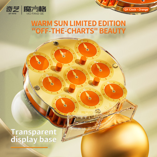 QiYi Magnetic Clock Edition Limitée Tournesol