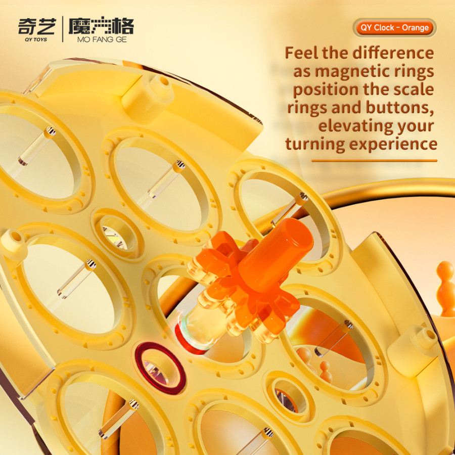 QiYi Magnetic Clock Edition Limitée Tournesol