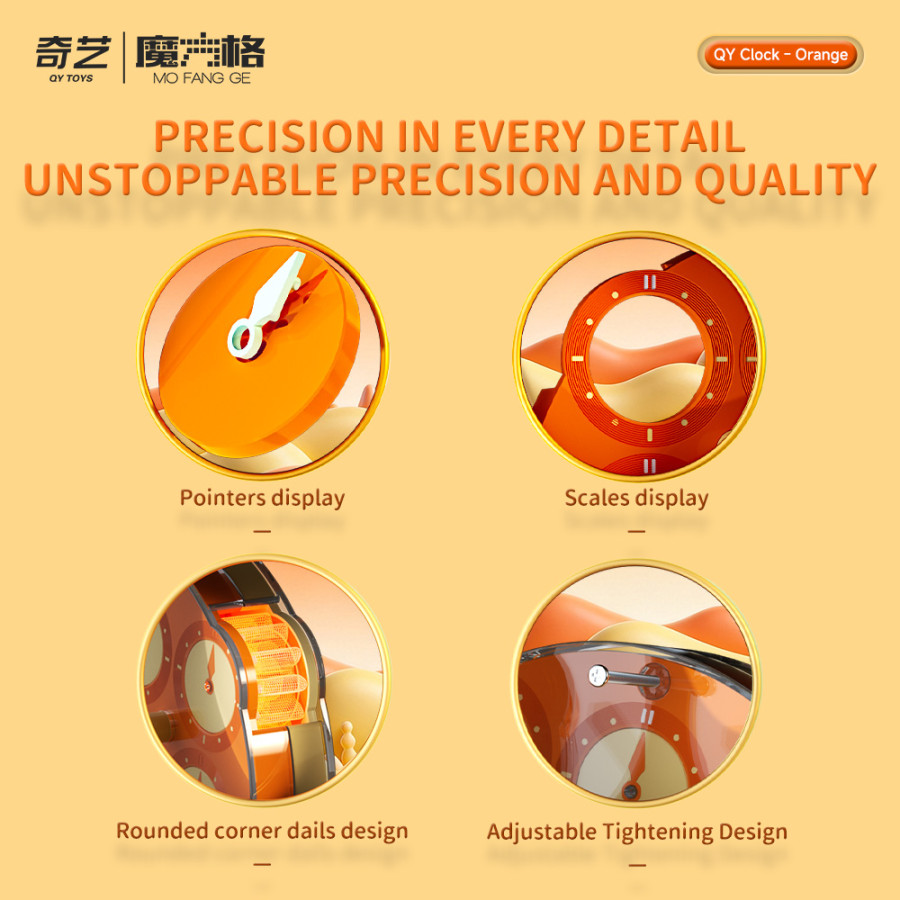 QiYi Magnetic Clock Edition Limitée Tournesol
