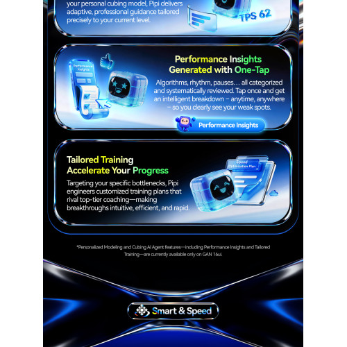 GAN16 UI Maglev Max UV Smart cube