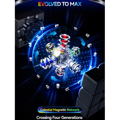 GAN16 UI Maglev Max UV Smart cube
