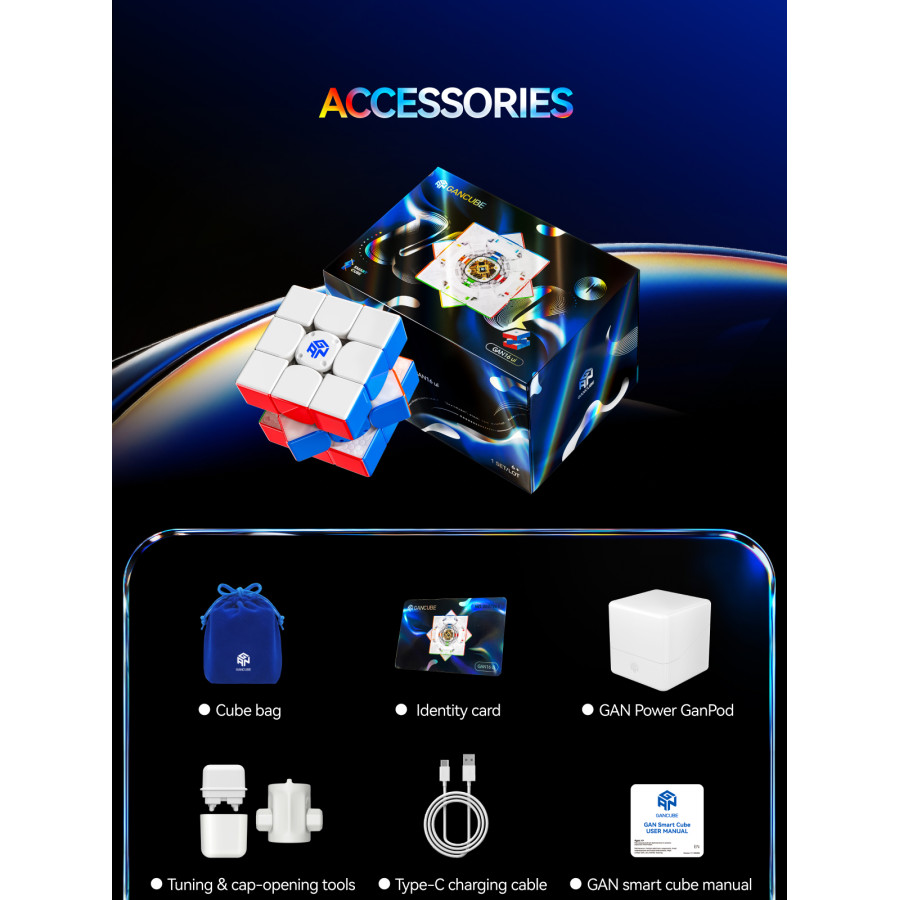 GAN16 UI Maglev Max UV Smart cube