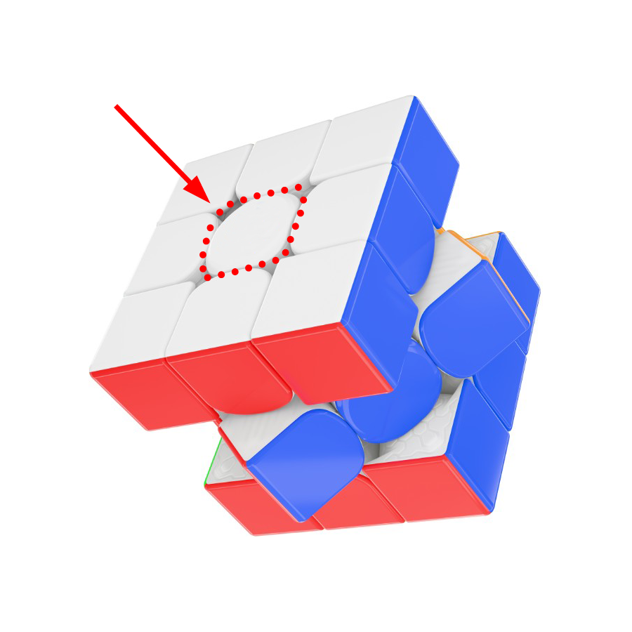 Centre blanc sans logo Swift 3x3 Super MagLev