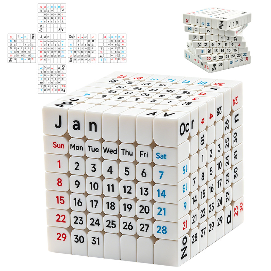 7x7 Calendar cube