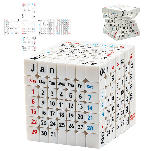7x7 Calendar cube
