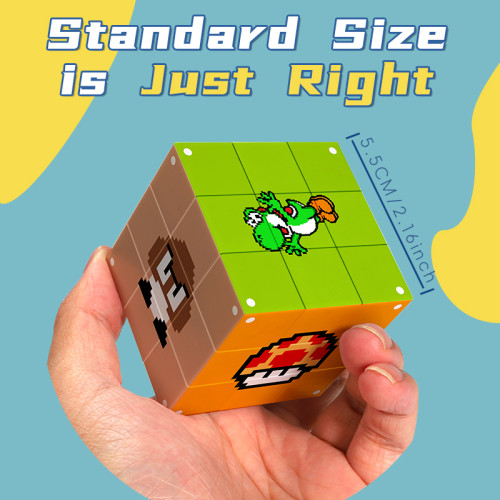 Pixel Mario 3x3 cube