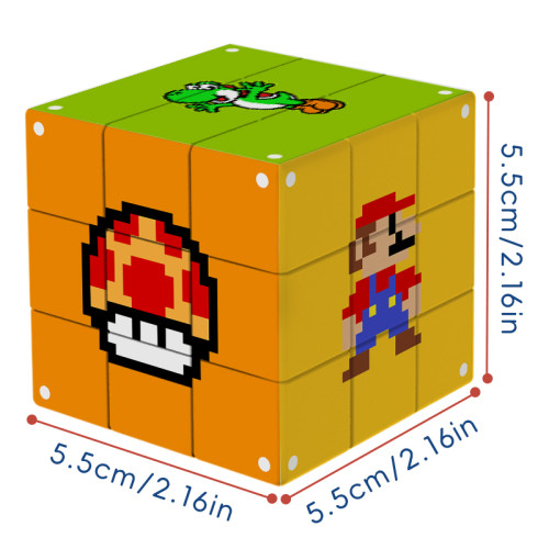 Pixel Mario cube 3x3