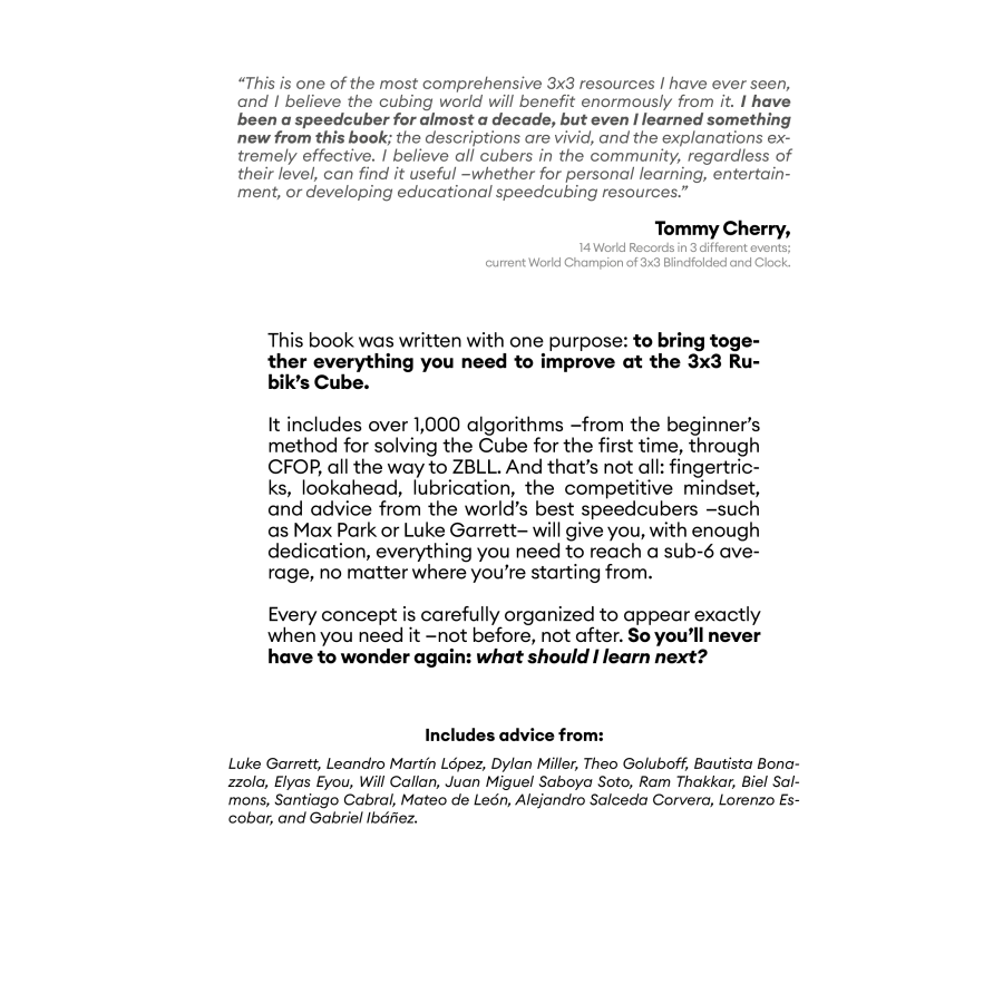 The Cubing Bible - 3x3 Edition (English)