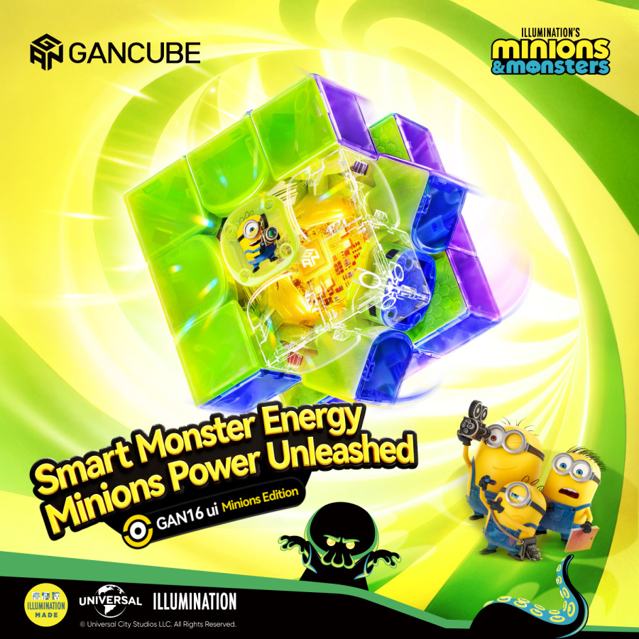 GAN16 UI Max Smart Cube Maglev UV Minions