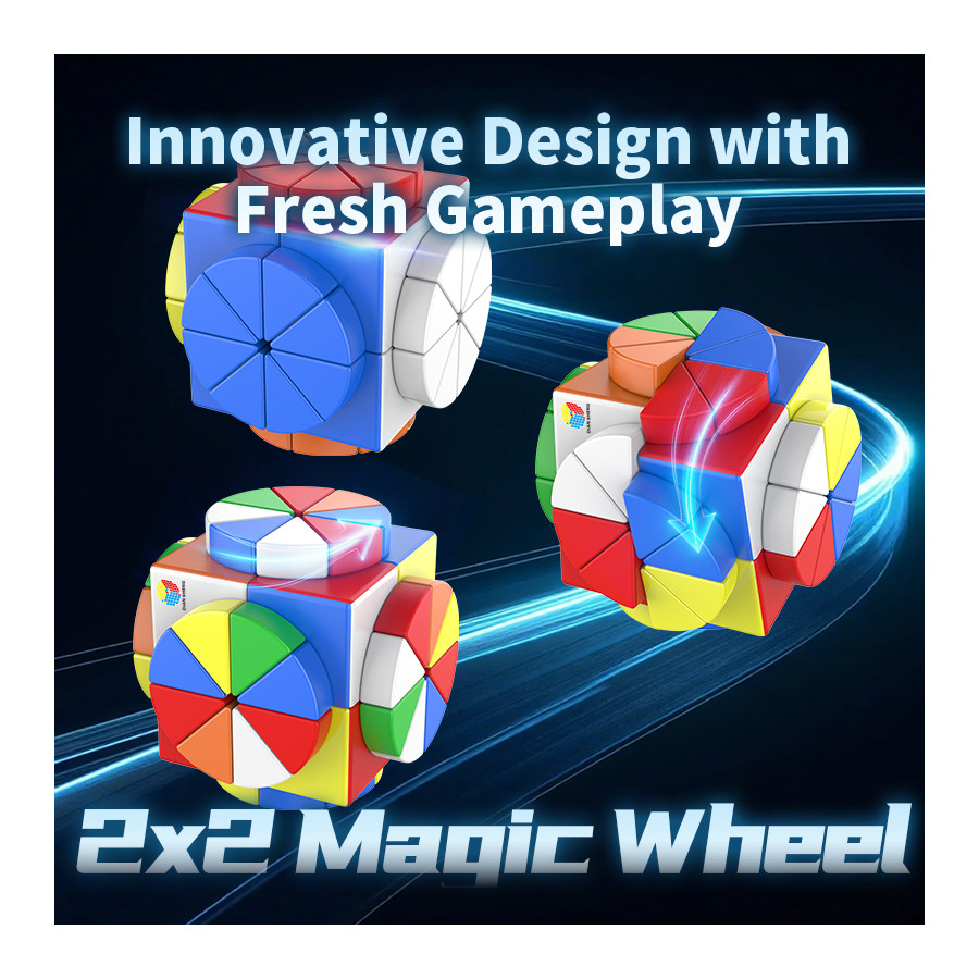 DianSheng Magic Wheel 2x2 8EQ Magnetic