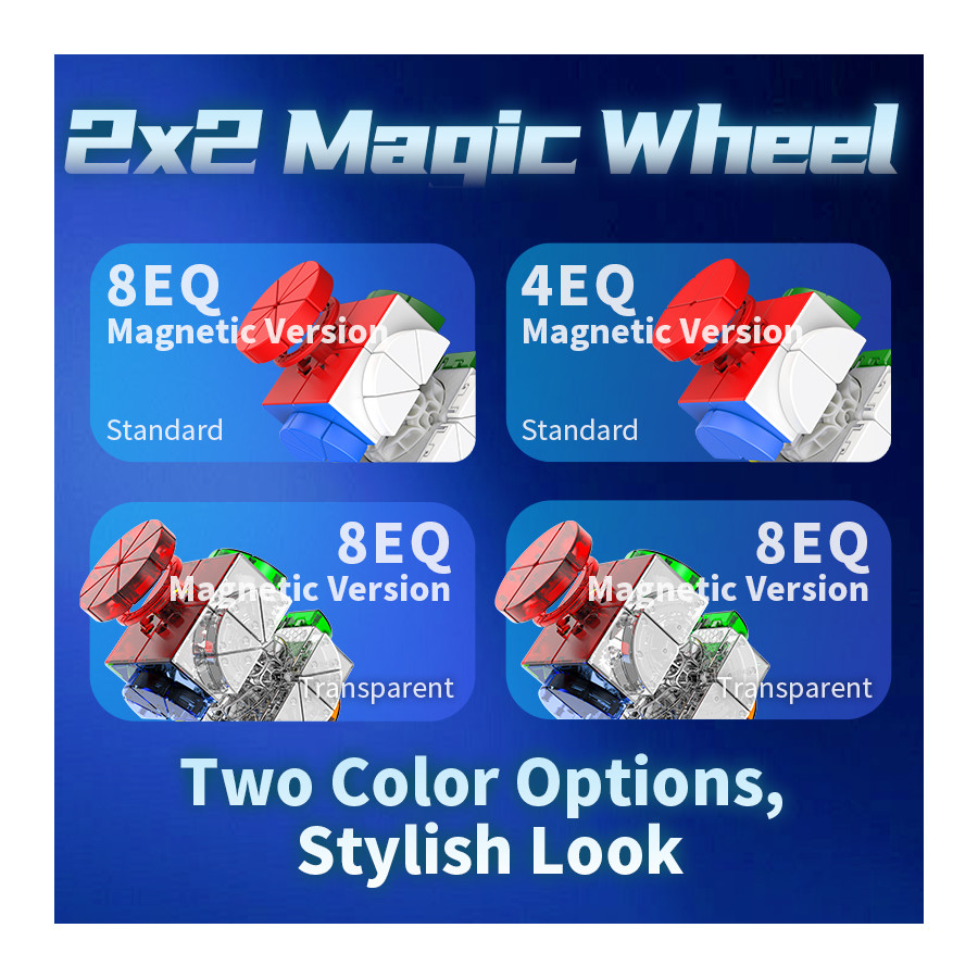 DianSheng Magic Wheel 2x2 8EQ Magnetic