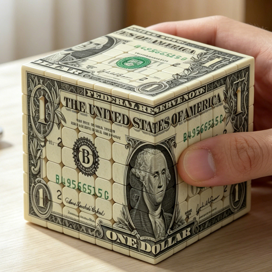 One Dollar Cube 7x7