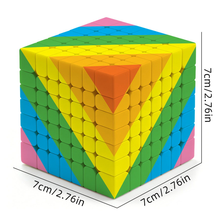 Cube 7x7 Rainbow