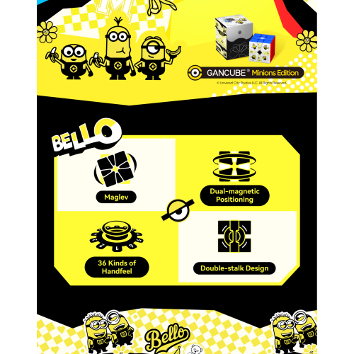 GAN SQ1 MagLev Black Top Minions