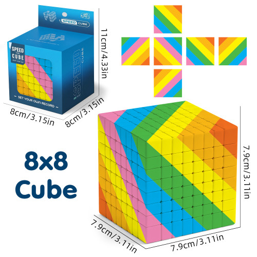 Cube 8x8 Rainbow