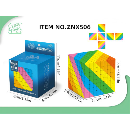 Rainbow en cubo de 8x8