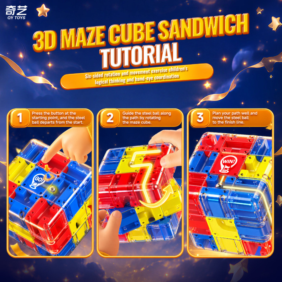 QiYi Labyrinthe Sandwich Cube