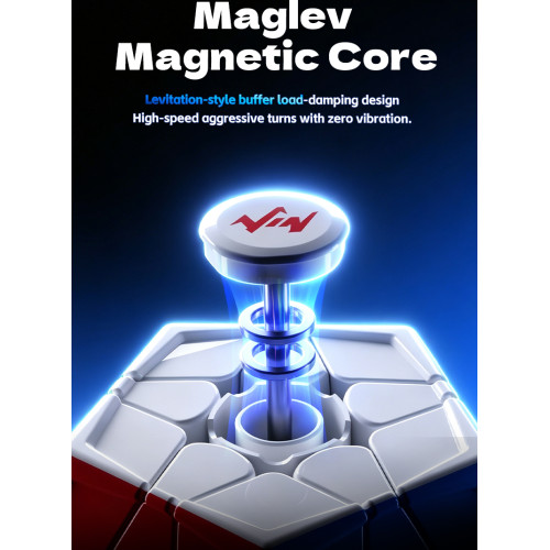 VinCube Azure Megaminx Nova Magnetique, Maglev, Ball Core, UV
