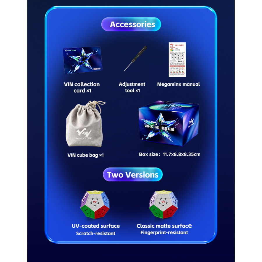 VinCube Azure Megaminx Nova Magnetico, Maglev,...