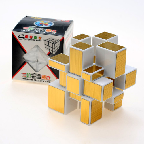 ShengShou Mirror 3x3 avec stickers or
