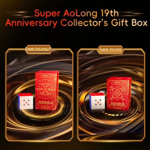 MoYu Super Aolong 3x3 20 aimants Ball-Core MagLev UV 19th Anniversary Edition